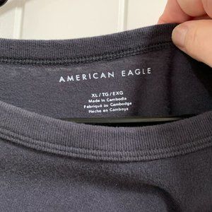 Blue American Eagle Vintage Look Tshirt